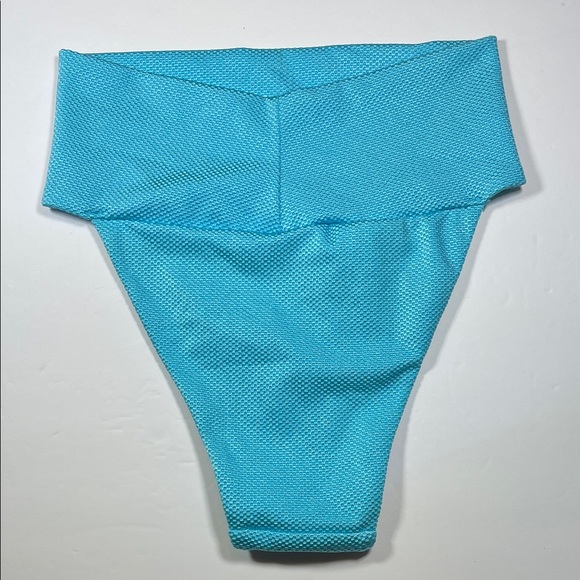Aerie Aqua Textured Bikini Bottom - Picture 4 of 5